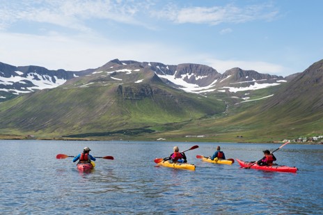Get kitted out in gear and head out with your guides to kayak